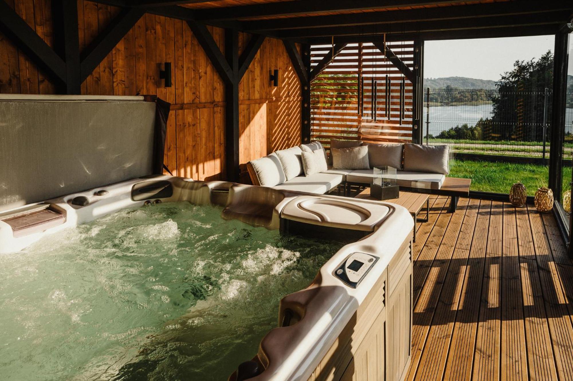 Domek Na Kaszubach Z Jacuzzi I Sauna, Jezioro, Las, Kaszuby, Widokownia Bukowinki フミエルノ エクステリア 写真